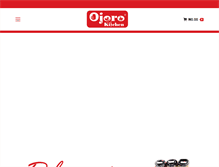 Tablet Screenshot of ojorokitchen.com